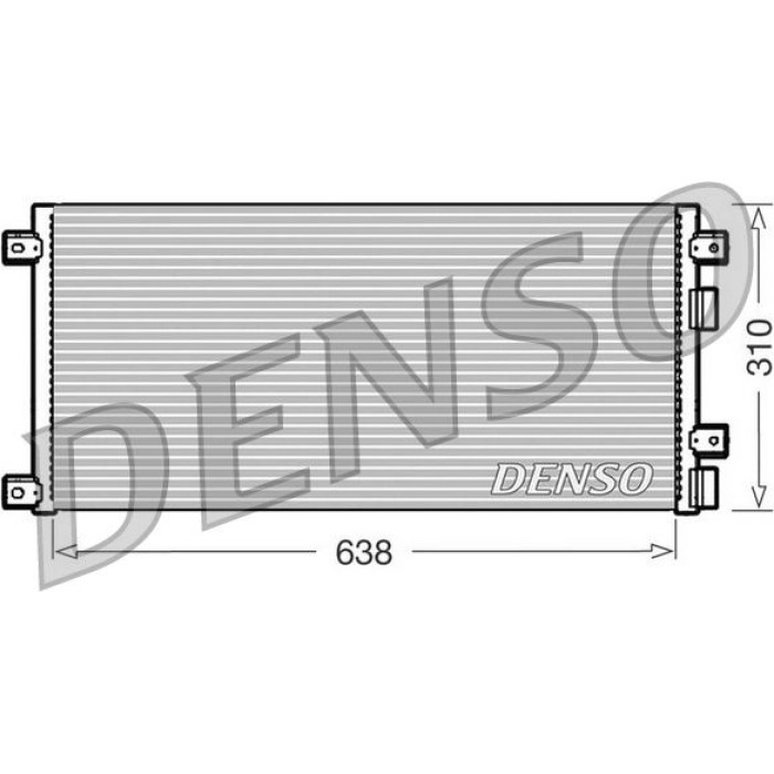 Denso Klimakondensator DCN12002