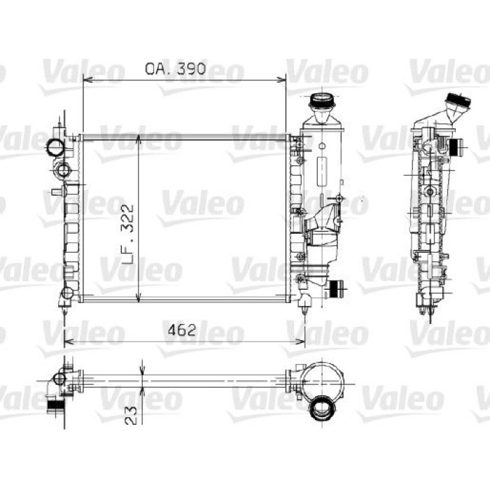 Valeo Motorkühler 730372