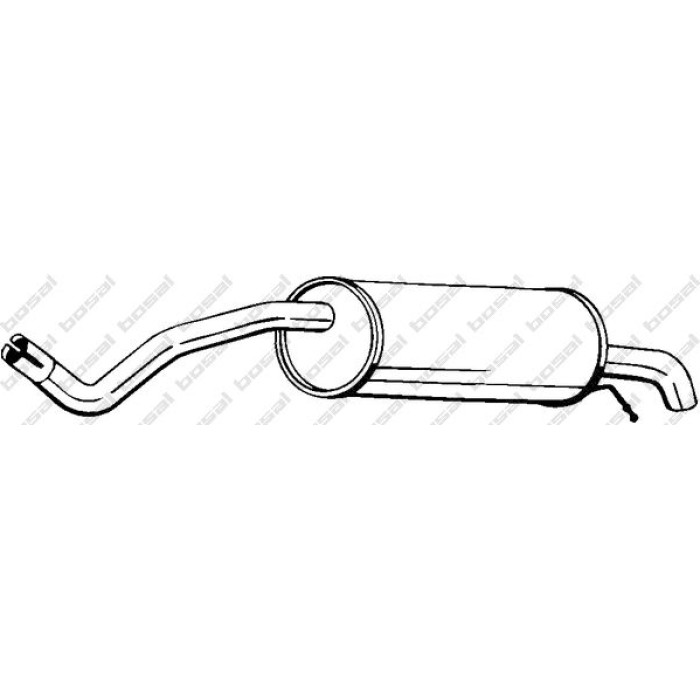 Bosal Schalldämpfer 278-661 Bosal Schalldämpfer 278-661