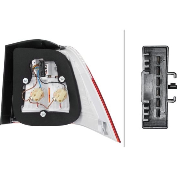 2VA 009 426-111 HECKLEUCHTE L 12 V HELLA 2VA 009 426-111 HECKLEUCHTE L 12 V HELLA