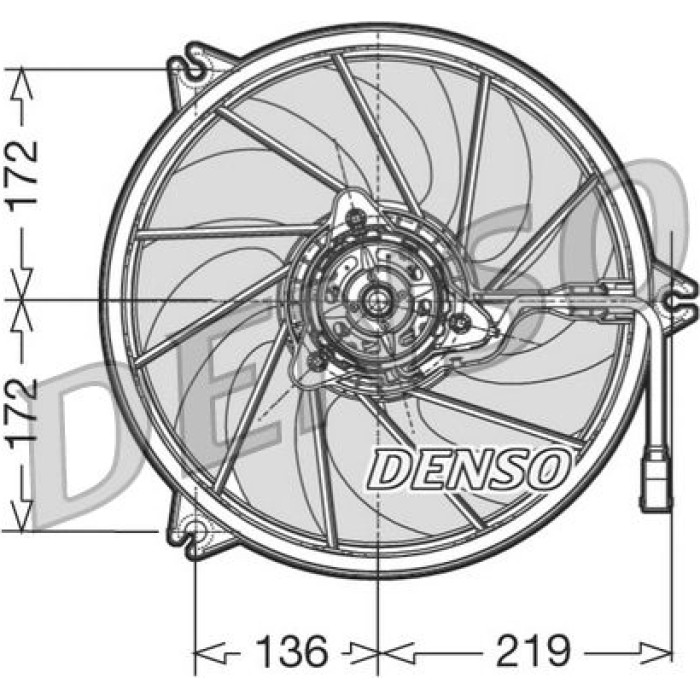 Denso Kühlerlüfter DER21009 Denso Kühlerlüfter DER21009