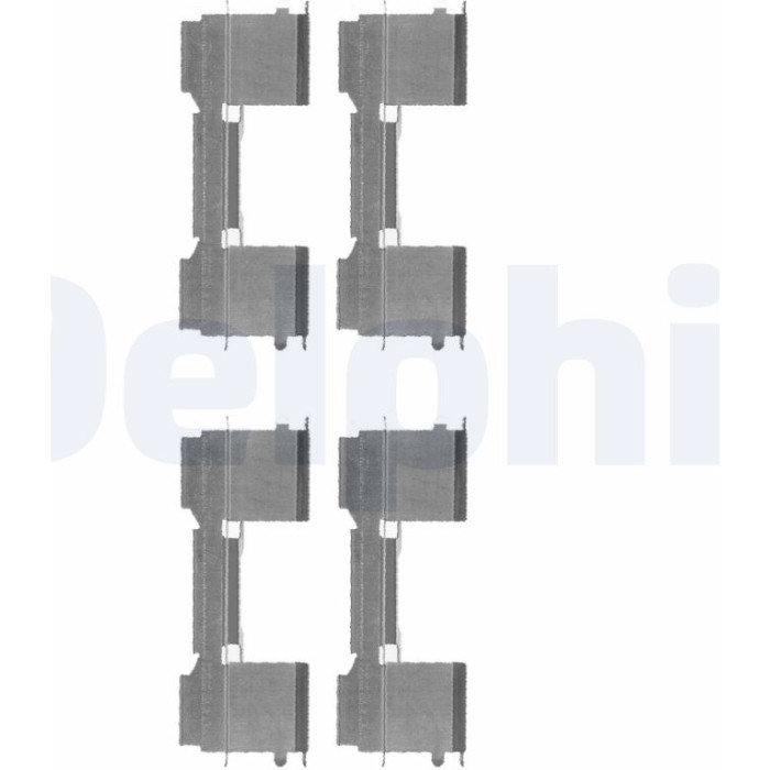 Delphi Bremsbelag-Zubehörsatz LX0478 Delphi Bremsbelag-Zubehörsatz LX0478