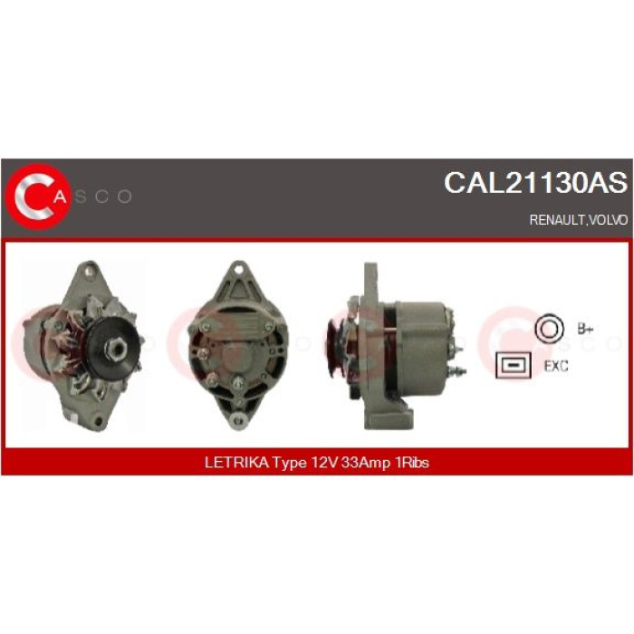 CASCO Generator CAL21130AS CASCO Generator CAL21130AS