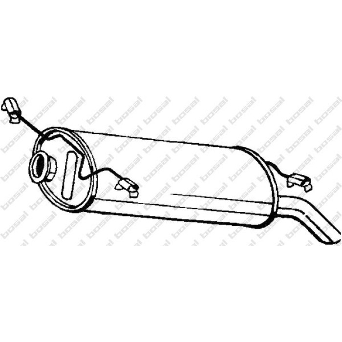 Bosal Schalldämpfer 135-689 Bosal Schalldämpfer 135-689