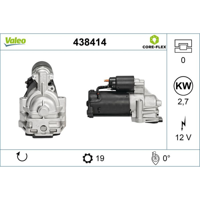 Valeo Anlasser 438414 Valeo Anlasser 438414