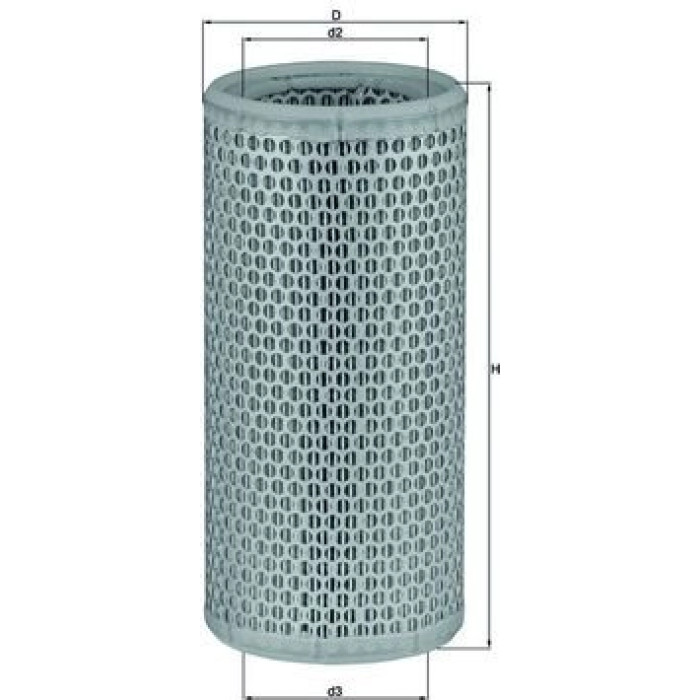 MAHLE Luftfilter LX 502 MAHLE Luftfilter LX 502