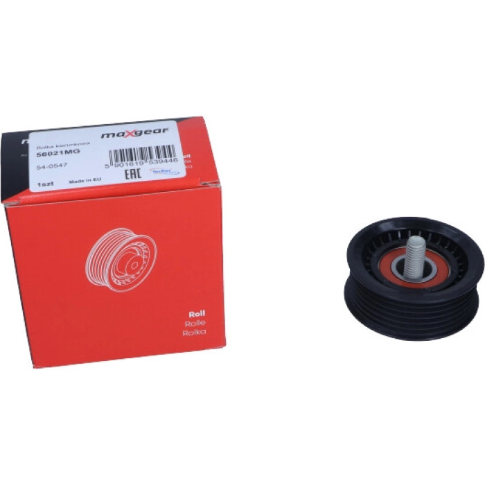 MAXGEAR Keilrippenriemen-Umlenk-/Führungsrolle 56021MG 54-0547 MAXGEAR Keilrippenriemen-Umlenk-/Führungsrolle 56021MG 54-0547