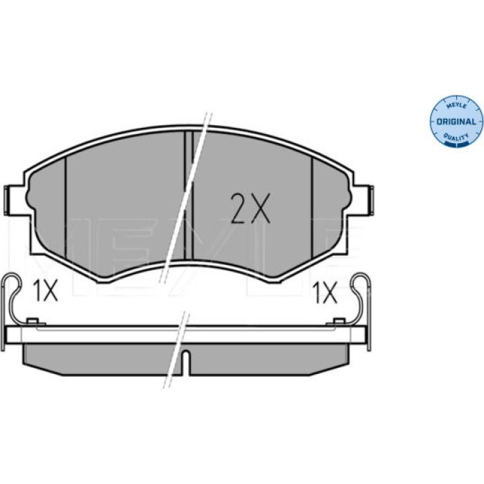 MEYLE Bremsbelagsatz Hyundai Elantra/Lantra/Matrix/Sonata 1,5-2,0 16V 93-10 Mit Sensor 025 217 2517/W MEYLE Bremsbelagsatz Hyundai Elantra/Lantra/Matrix/Sonata 1,5-2,0 16V 93-10 Mit Sensor 025 217 2517/W