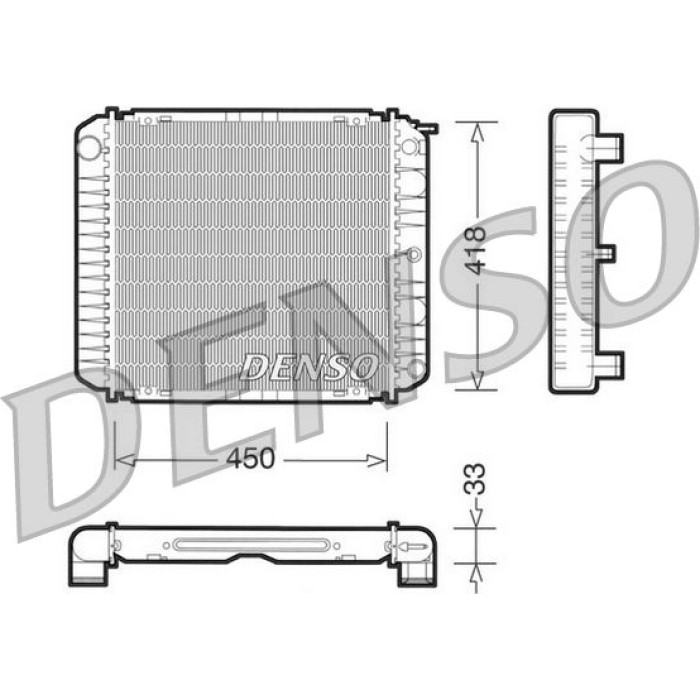 Denso Motorkühler DRM33004 Denso Motorkühler DRM33004