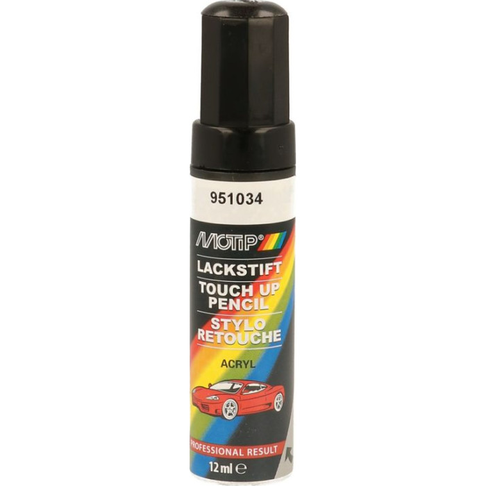 MoTip Lackstift Kompakt grau met. 12ml 951034