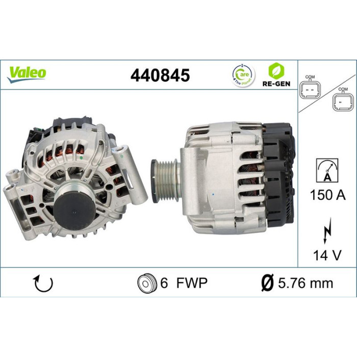 Valeo Lichtmaschine 440845 Valeo Lichtmaschine 440845