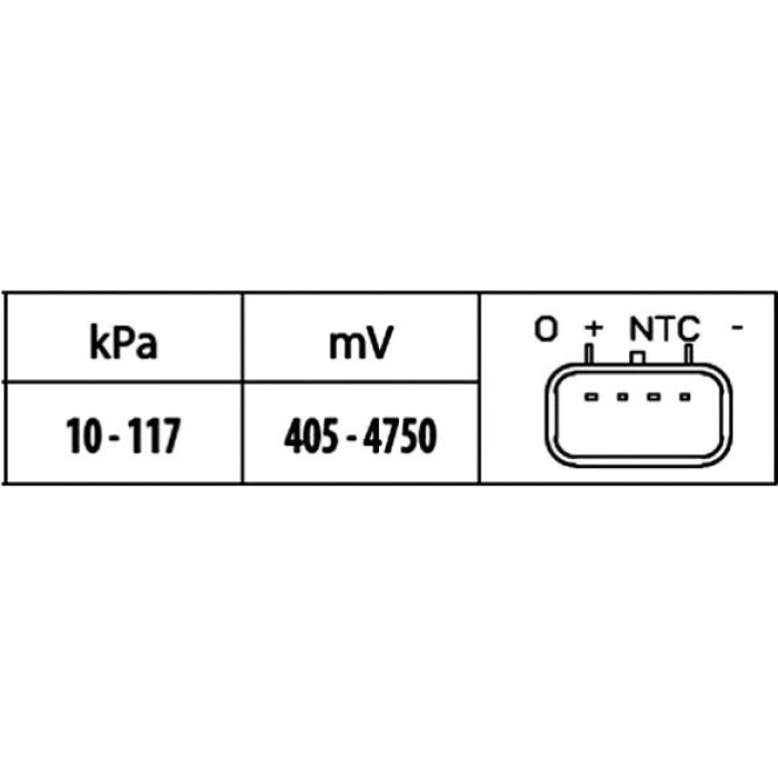 HELLA Sensor, Ladedruck 6PP 009 400-491 HELLA Sensor, Ladedruck 6PP 009 400-491