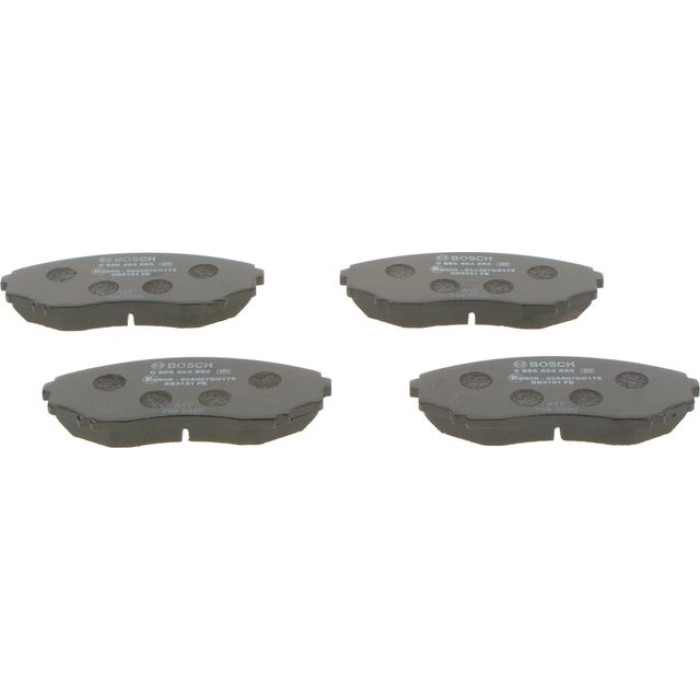Bosch Bremsbelagsatz Vorderachse 0 986 494 855 Bosch Bremsbelagsatz Vorderachse 0 986 494 855