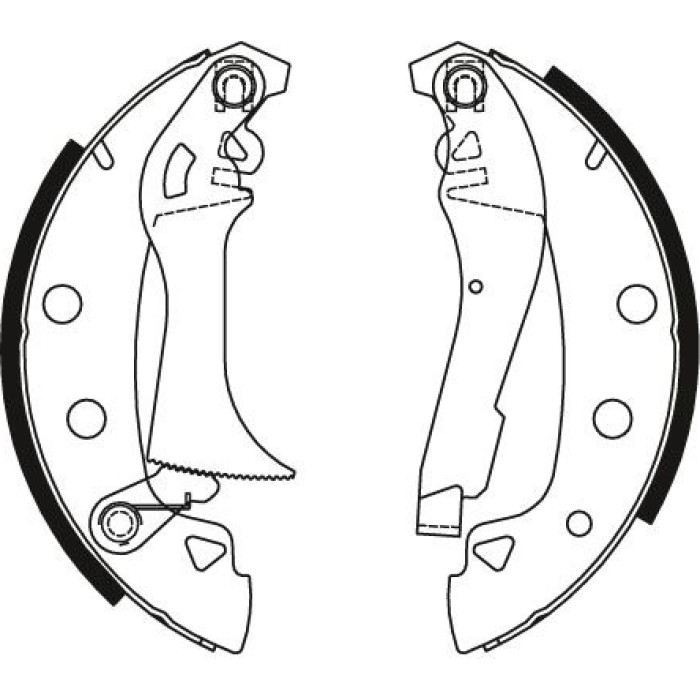 TRW Bremsbacken GS8037