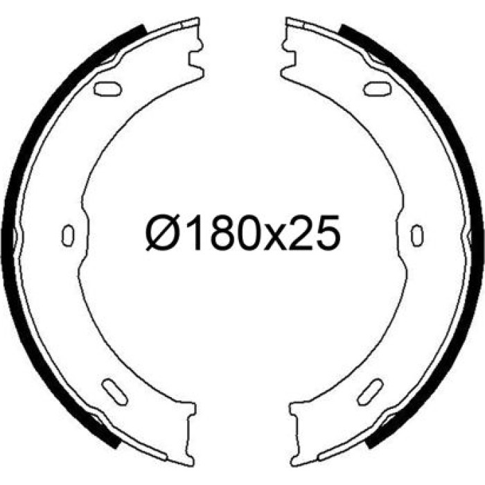Valeo Bremsbacken 564267 Valeo Bremsbacken 564267