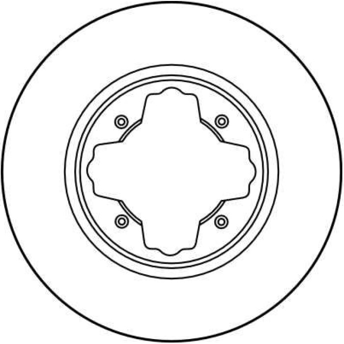 TRW Bremsscheibe Honda Accord 2.0-2.2 91-98 DF3084