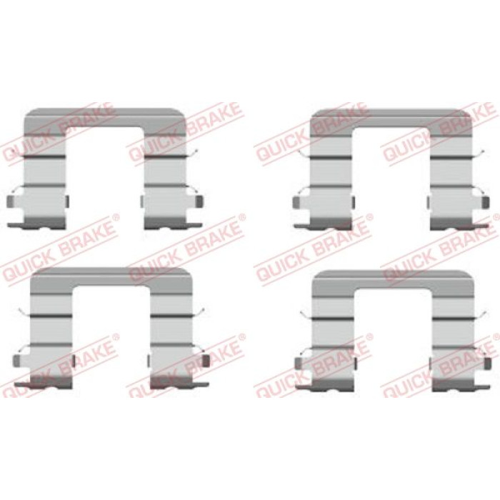 Quick Brake Montagesatz für Bremsbeläge 109-1696 Quick Brake Montagesatz für Bremsbeläge 109-1696