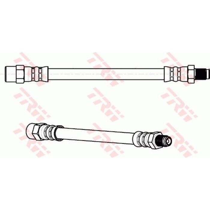 TRW Bremsschlauch Vorderachse/Hinterachse PHB128 TRW Bremsschlauch Vorderachse/Hinterachse PHB128