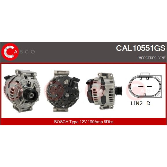 CASCO Generator CAL10551GS CASCO Generator CAL10551GS