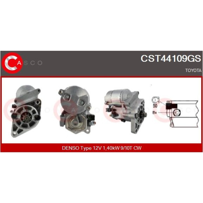 CASCO Anlasser CST44109GS