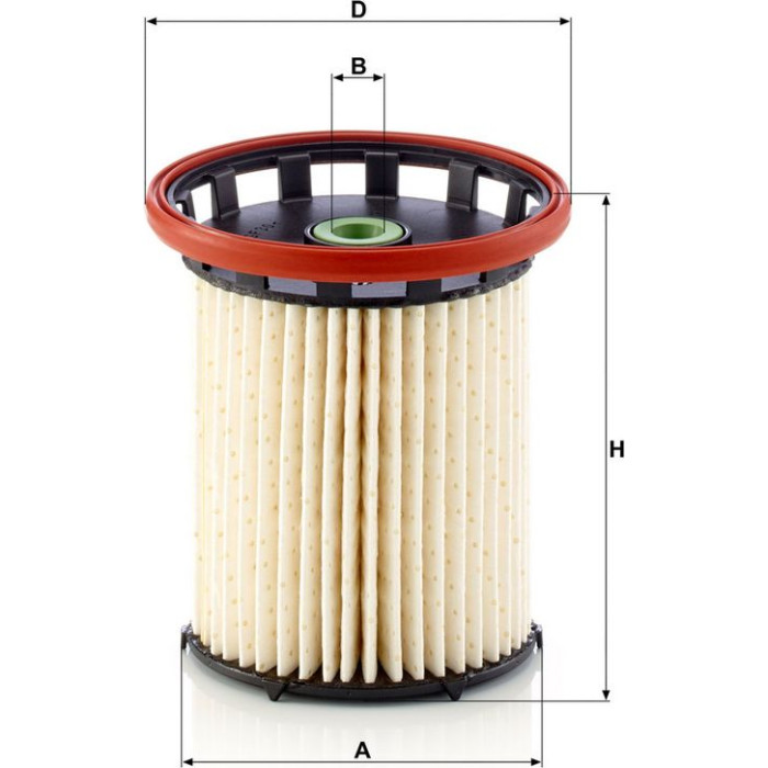 MANN-FILTER Kraftstofffilter PU 8021 MANN-FILTER Kraftstofffilter PU 8021