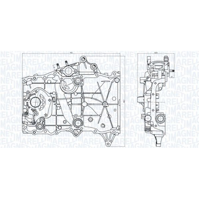 Magneti Marelli Ölpumpe 351516000120 Magneti Marelli Ölpumpe 351516000120
