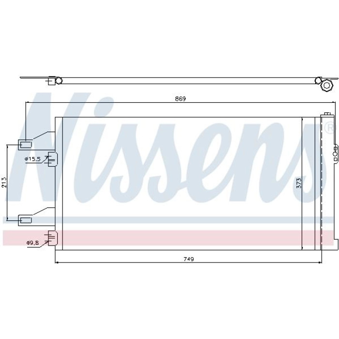 Nissens Klimakondensator PKW 94985