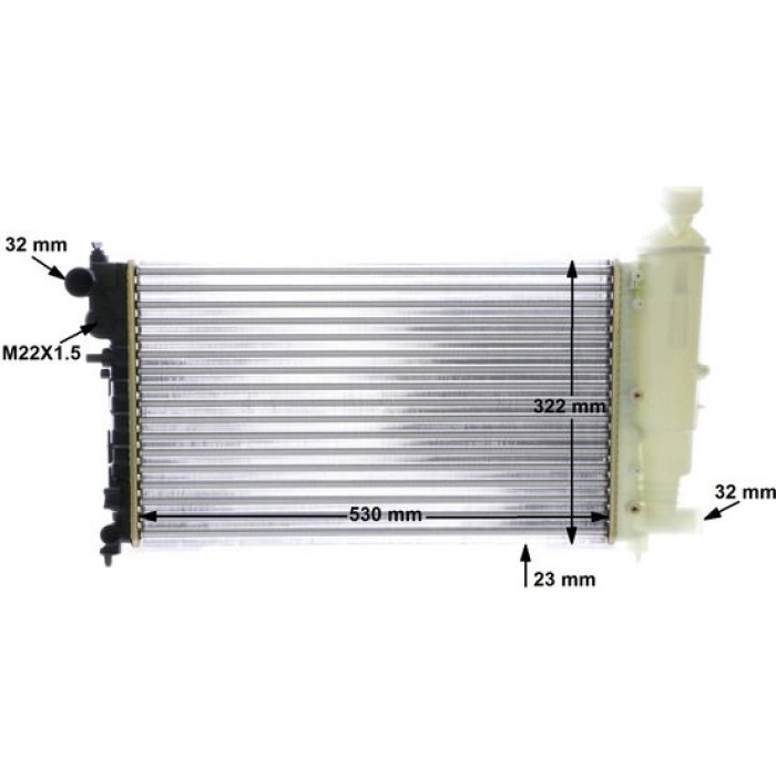 MAHLE Kühler, Motorkühlung CR 468 000S MAHLE Kühler, Motorkühlung CR 468 000S