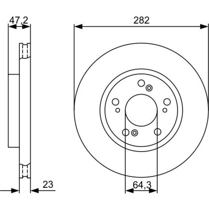 Bosch Bremsscheibe 0 986 479 365 Bosch Bremsscheibe 0 986 479 365