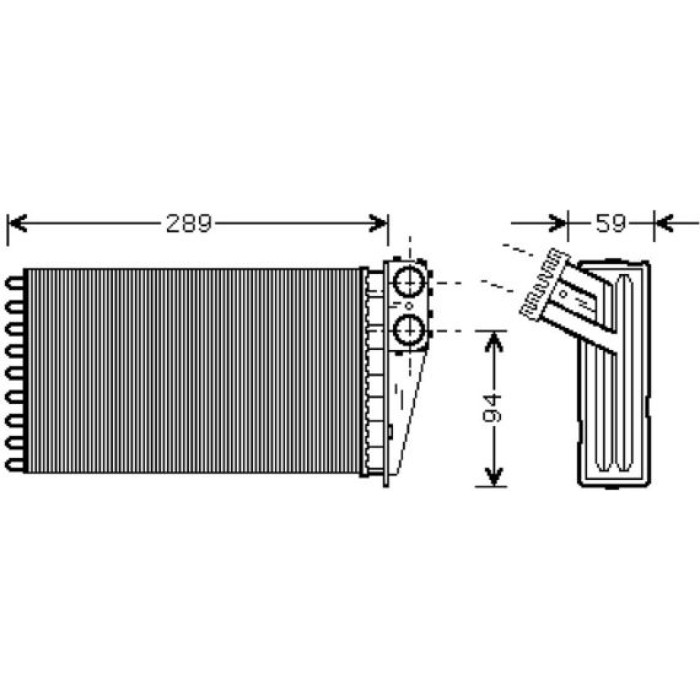 Valeo Wärmetauscher 812338 Valeo Wärmetauscher 812338