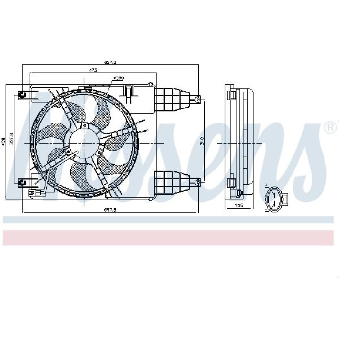 Nissens Kühlerlüfter PKW 85942