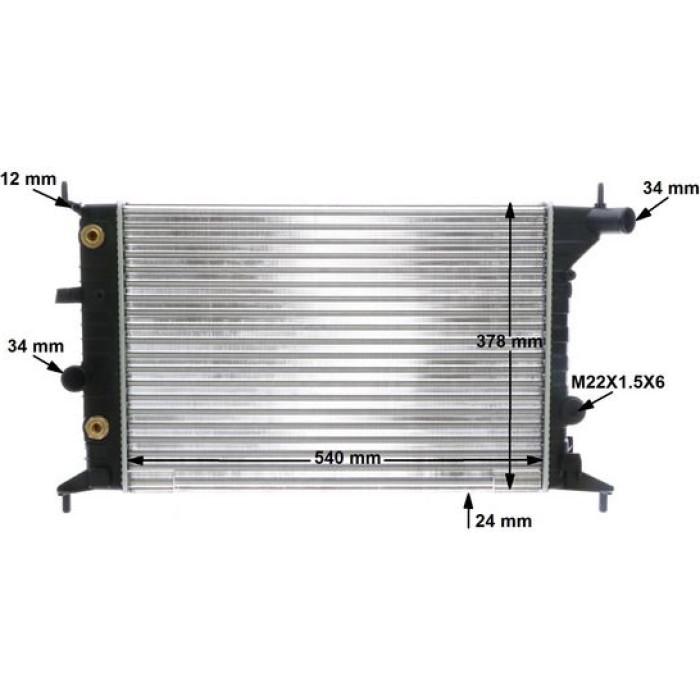 MAHLE Kühler, Motorkühlung CR 635 000S MAHLE Kühler, Motorkühlung CR 635 000S