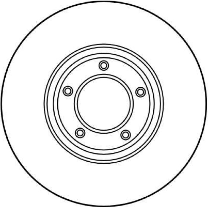 TRW Bremsscheibe DF1645 TRW Bremsscheibe DF1645