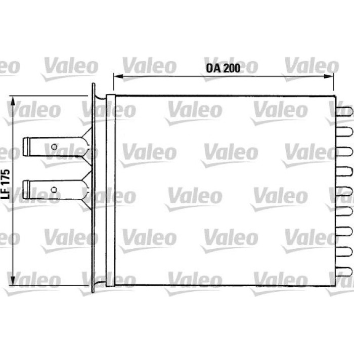 Valeo Wärmetauscher 812081 Valeo Wärmetauscher 812081