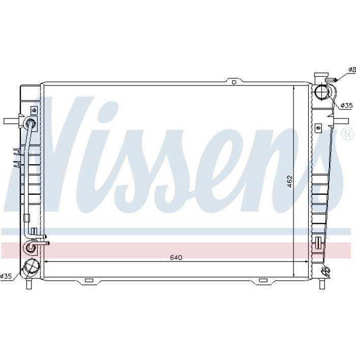 Nissens Wasserkühler PKW 67486 Nissens Wasserkühler PKW 67486