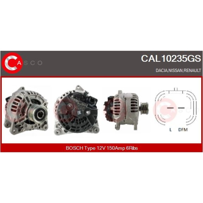 CASCO Generator CAL10235GS CASCO Generator CAL10235GS