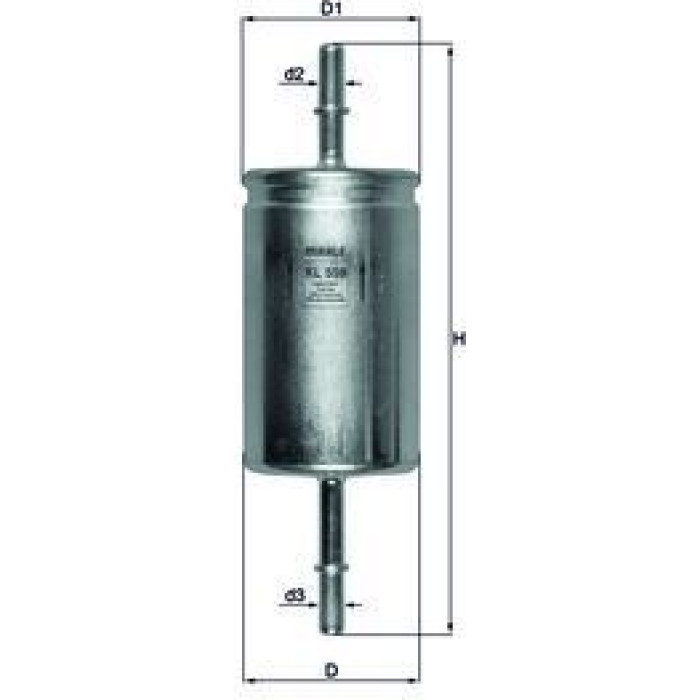 MAHLE Kraftstofffilter KL 559 MAHLE Kraftstofffilter KL 559