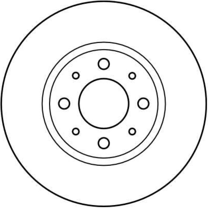 TRW Bremsscheibe DF2621 TRW Bremsscheibe DF2621