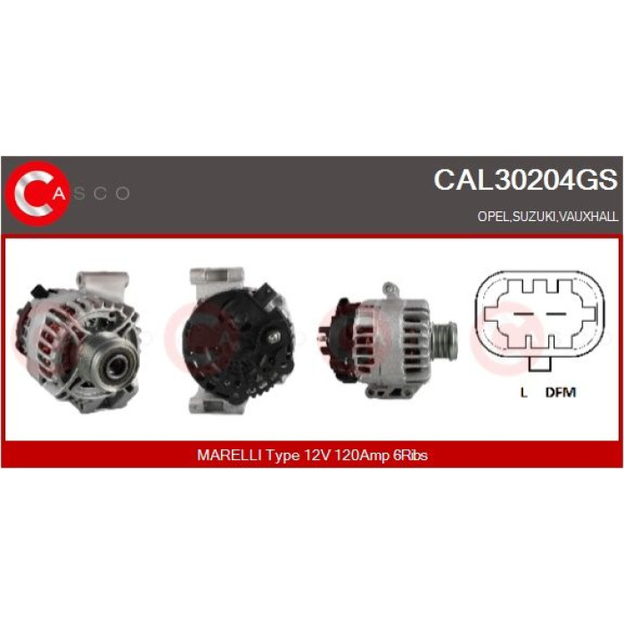 CASCO Generator CAL30204GS CASCO Generator CAL30204GS