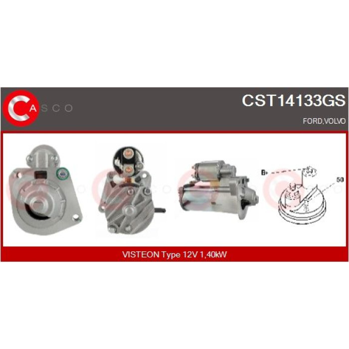 CASCO Anlasser CST14133GS
