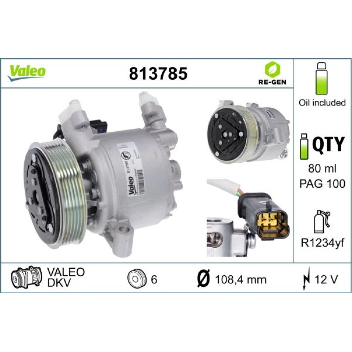 Valeo Kompressor 813785