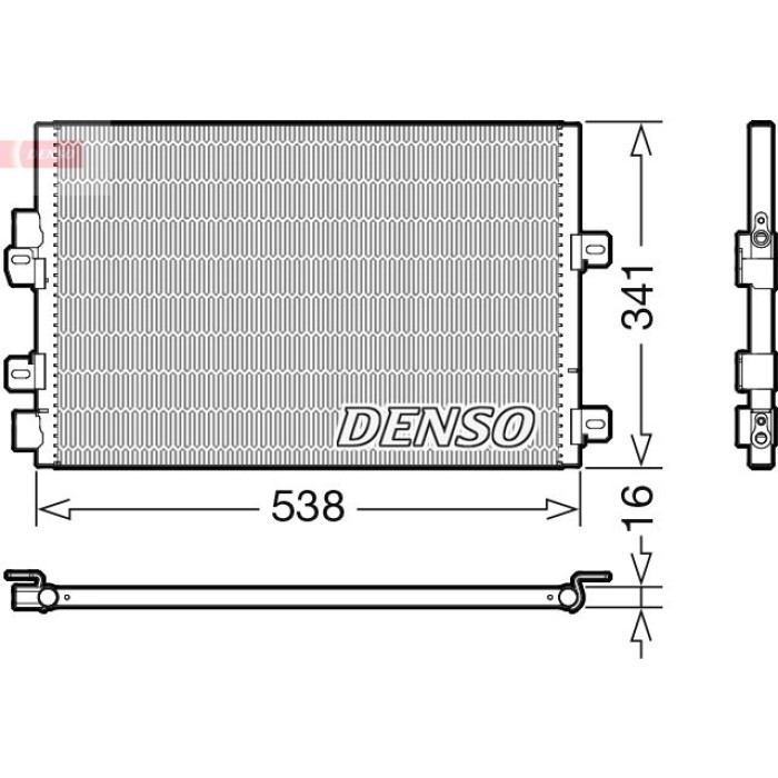 Denso Klimakondensator DCN23028 Denso Klimakondensator DCN23028
