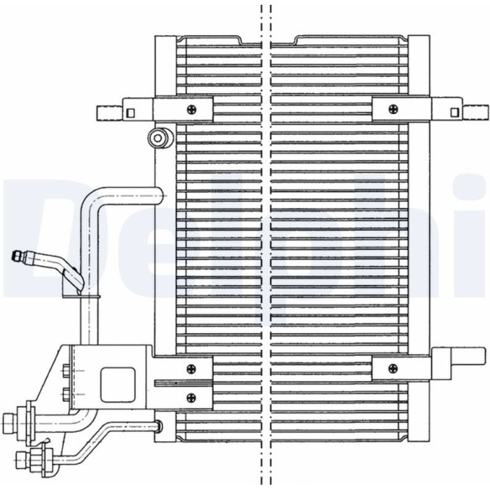 Delphi Klimakondensator TSP0225011 Delphi Klimakondensator TSP0225011
