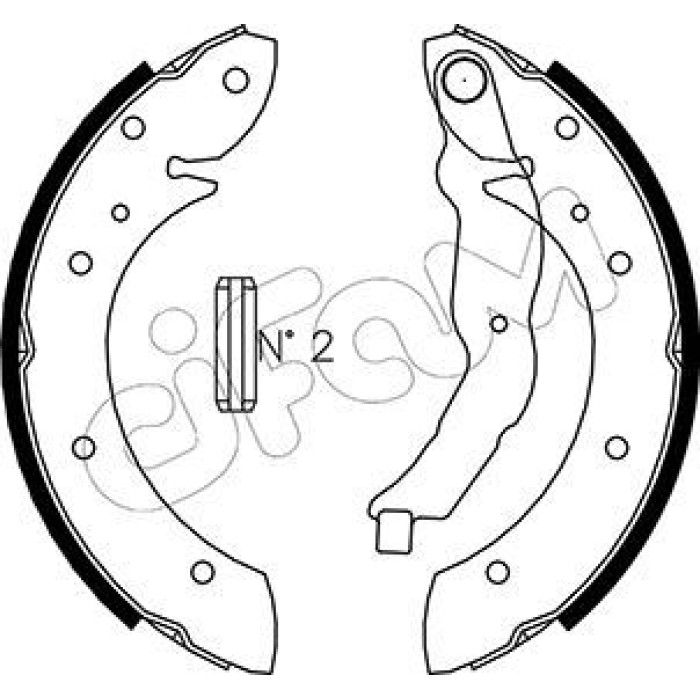 CIFAM Bremsbackensatz 153-015 CIFAM Bremsbackensatz 153-015