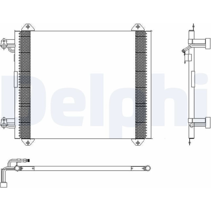 Delphi Klimakondensator TSP0225407 Delphi Klimakondensator TSP0225407