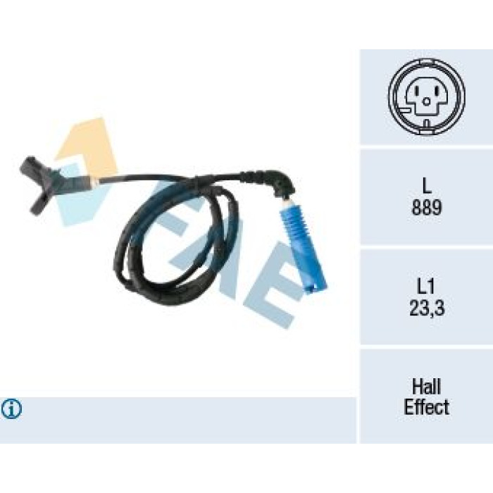 FAE Sensor, Raddrehzahl 78462 FAE Sensor, Raddrehzahl 78462