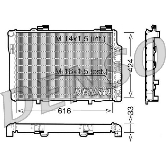 Denso Motorkühler DRM17071