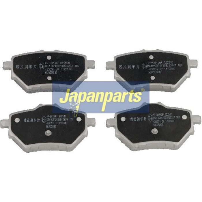 Japanparts Bremsbeläge PP-0614AF Japanparts Bremsbeläge PP-0614AF