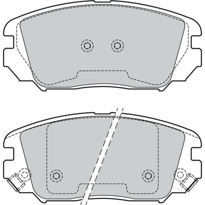 Valeo Bremsbelagsatz 601348 Valeo Bremsbelagsatz 601348
