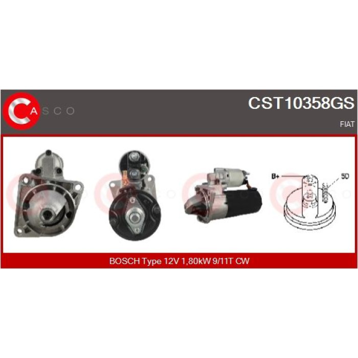 CASCO Anlasser CST10358GS